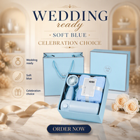 Idées de cadeaux de mariage : Coffret souvenir avec éventail, boîte cadeau d'été pour mariage, entreprise, bienvenue des invités