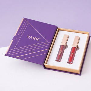 Boîte cadeau magnétique pour cosmétiques et soins de la peau, finition mate, fabrication en usine, avec logo personnalisé - Product Image 3