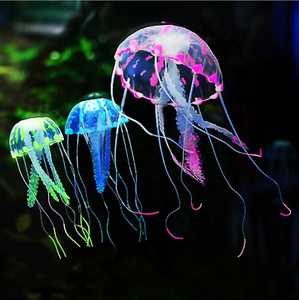 Decoraciones <span class=keywords><strong>para</strong></span> Acuarios, <span class=keywords><strong>Medusas</strong></span> de Silicona en Caja - Product Image 1
