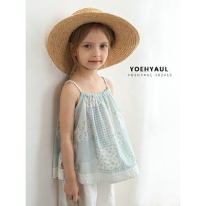 WX0006 cotone <span class=keywords><strong>elegante</strong></span> estate ricamo floreale per bambine canotta Casual all'ingrosso vestito da bambina vestito da bambina vestito di alta qualità - Product Image 4