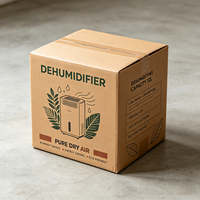 Kostenlose Musterexemplare Maßgefertigte Premium Offset-Bedruckte Luftentfeuchter-Box 72H Expressversand Wasserdichter Wellpappe-Verpackungskarton