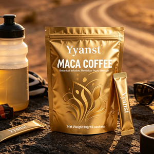 Café de Maca en Polvo Instantáneo, Infusión Botánica, Revitaliza la Energía Corporal, Bebida Natural para el Bienestar, 10g*10 Sobres, Marca Privada OEM - Product Image 6