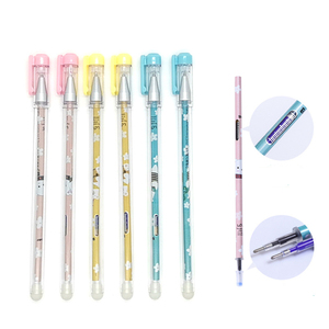 Offre Spéciale mignon stylo à encre effaçable stylo gel promotionnel en plastique coloré avec gomme sur le dessus - Product Image 3