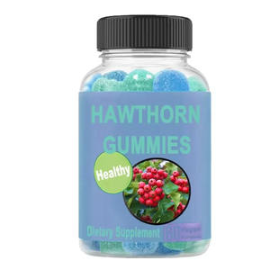Gomitas de Suplementos Herbales, Gomitas de Espino Blanco, Procesamiento OEM Personalizado - Product Image 1