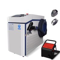 Soudeuses laser multifonctionnelles, machine de soudage laser portable, machine de découpe et de décapage de rouille laser automatique 1500W