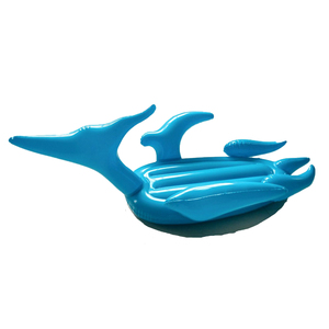 Nhà Máy Inflatable Động Vật Hồ Bơi Lớn Rồng Hình Cá Sấu Rider Với Xử Lý - Product Image 4