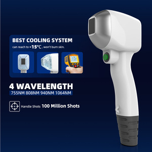 Stokta Mevcut Taşınabilir 808nm Diyot Lazer Epilasyon Cihazı Çift Soğutma Sistemli Acısız Profesyonel Cihaz Ev ve Ticari Kullanım İçin - Product Image 3