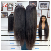 Perruques Lace Front Complètes en Cheveux Humains Vietnamiens Naturels, Lisses et Alignés, 13x4 HD, Pas Cher, Fournisseur