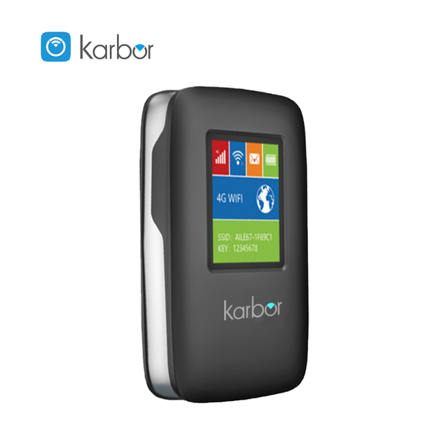 Karbor Mini Router High Speed WiFi6 4G LTE Modem with SIM Card Slot VoIP & VPN Support