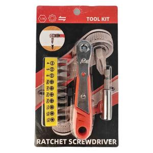 Mini Ratchet Screwdriver Set 6.35 Mm <b>Precision</b> Bits Reversible For Small Spaces Dual Purpose Wrench With Bit And Socket - Product Image 4