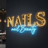 Enseignes LED KONCEPT Beauty SPA Salon Studio, lettres métalliques, enseigne lumineuse LED, enseigne LED personnalisée pour entreprise, signalétique rétroéclairée