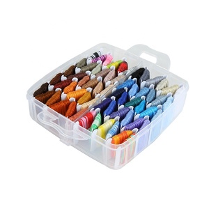 Nouveauté Kit de couture DIY 3 couches point de croix <span class=keywords><strong>fil</strong></span> de <span class=keywords><strong>broderie</strong></span> 192 couleurs avec <span class=keywords><strong>fil</strong></span> <span class=keywords><strong>métallique</strong></span> tissage coffret en plastique - Product Image 4