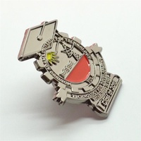 Broche Étoile Personnalisée avec Photo Imprimée, Badge Métallique Laminé Brillant en Couleur, Vente Directe Usine pour Souvenirs et Événements