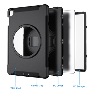 Sangle à main antichoc robuste couverture arrière pour Samsung Galaxy <span class=keywords><strong>Tab</strong></span> <span class=keywords><strong>S5e</strong></span> étui T720 T725C 10.5" - Product Image 2