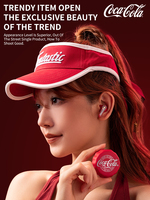 Écouteurs sans fil Bluetooth 5.4 Coca Cola T13 avec micro, 40 mm, Type-C, boîte d'emballage, écouteurs intra-auriculaires