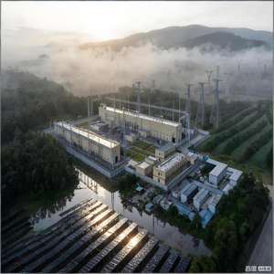 Projeto Turnkey de Estrutura de Aço para Subestação com Galvanização a Quente, Material Q235B/Q355B/Q420B, Altura de 17M - Product Image 2