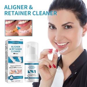 โฟมทำความสะอาดวัสดุเกรดอาหาร รสชาติมิ้นท์ สำหรับใช้กับ Cleartray/Aligner ฆ่าเชื้อแบคทีเรีย ฟอกฟันขาว ลดกลิ่นปาก ใช้ในบ้าน - Product Image 5