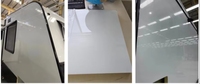 Haute brillance RV FRP panneau flexion coupe Services haute qualité miroir GRP feuille GELCOAT Surface 0.8-5.0mm épaisseur Togloss marque