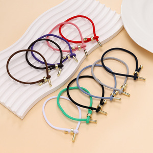 Cuerda de mano de Milán ajustable de 3mm, pulsera de cobre DIY, forma de mariposa con cuentas Unisex con diamante, estilo bohemio, cuerda roja, venta al por mayor - Product Image 1
