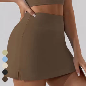 Personalizado de alta calidad de las mujeres de alta cintura en V de punto Fitness plisado entrenamiento Tenis de Mesa Golf falda fabricantes - Product Image 5