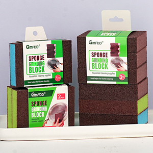 Tampon à récurer coloré haute densité en émeri, remplace le tampon de nettoyage en <span class=keywords><strong>laine</strong></span> d'acier pour cuisine - Product Image 6