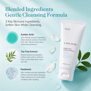Detergente Viso all'<span class=keywords><strong>Acido</strong></span> Azelaico ed Estratto di Tea Tree, Idratazione Profonda, Sbiancante e Illuminante, Produzione Diretta - Product Image 4