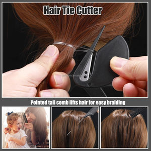 BELLEWORLD - Juego Completo de Herramientas y Materiales para Peinar el Cabello, Bandas Elásticas de Colores para el Cabello, Peine de Salón, en Caja - Product Image 6