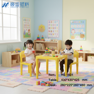 Ensemble table et chaise pour enfants, directement de l'usine, design ergonomique pour les tout-petits et les enfants, multifonctionnel pour l'étude et le jeu - Product Image 1