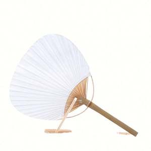 Éventails en bambou tissés de style japonais imprimés sur mesure, cadeaux promotionnels écologiques, poignée naturelle, décoration de la maison pour le Nouvel An - Product Image 3