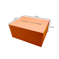 Boîte personnalisée recyclable logo carton aimants rigides vêtements emballage produits couvercle magnétique coffret cadeau plia