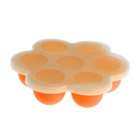 Récipient en silicone personnalisable pour aliments pour bébés Plateau de congélation multifonctionnel pour le stockage des fruits et du lait maternel pour nourrissons avec logo