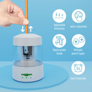 Taille-crayons électrique pour enfants, taille-crayons mignon pour l'école, taille-crayons pour crayons - Product Image 2