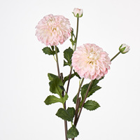 Fushou Grote Tweekoppige Zijden Dahlia Kunstbloem Binnendecoratie Bloemstuk