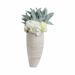 Vaso in Porcellana Moderno a Forma Conica con Design a Strati per Soggiorno, Elemento d'Arredo Elegante - Product Image 2
