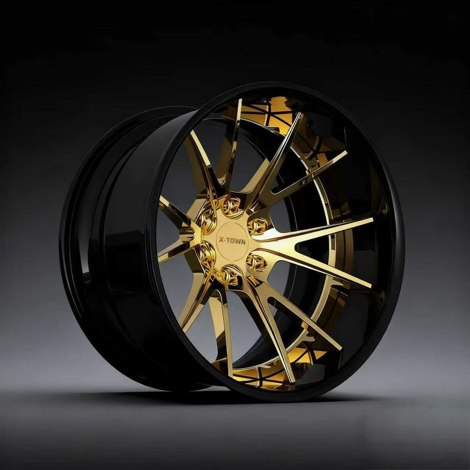 Forged Sport Car 2 Pc 18 19 20 22 24 Inch Deep Dish Rims Silver Finish ...