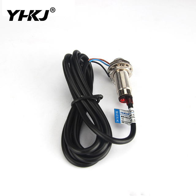 Hall Sensor NJK5002C Three Wire Normally Open Magnet Induction Capacitive Proximity Switch DC 5V-30V NPN 10mm Approach Sensor