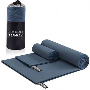 Toallas Deportivas de Microfibra Súper Absorbentes de Secado Rápido y Ecológicas, de Color Sólido, con Bolsa de Malla, 40x80cm, para Gimnasio, Natación y Yoga - Product Image 5