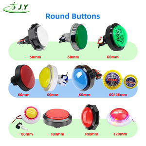 Bouton LED rectangulaire en plastique avec prise EU JY pour borne d'arcade et console de <span class=keywords><strong>jeu</strong></span> vidéo - Product Image 4