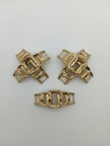 Herrajes de hebilla de <span class=keywords><strong>Clip</strong></span> de zapato de metal para accesorios de decoración de zapatos accesorios de zapato impresionantes - Product Image 4