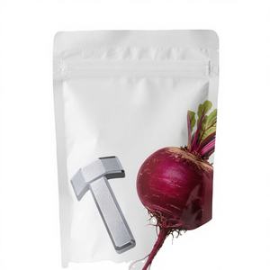 Sachet alimentaire refermable à fond plat, étanche à l'humidité, avec fermeture éclair et doublure en aluminium, pour protéines de lactosérum en poudre (500g, 1kg), aliments pour animaux de compagnie et lait - Product Image 1