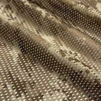 Tissu en maille de camouflage marron avec impression numérique de motifs personnalisés en gros, imperméable pour hommes, écharpe de vêtements tactiques de chasse