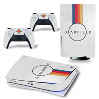 Personnalisez la coque de console pour PS5, autocollant de protection en PET imperméable pour la version numérique/à disque, accessoires de jeu en stock