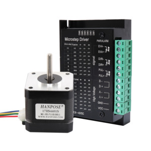 มอเตอร์สเต็ปเปอร์ HANPOSE Nema17 รุ่น <span class=keywords><strong>17HS3401S</strong></span> พร้อมไดรเวอร์ TB6600 มอเตอร์ 42 ขนาด 1.3A แรงบิด 28N.cm แบบ 4 สาย สำหรับเครื่องพิมพ์ 3 มิติ จอภาพ มอเตอร์สเต็ปเปอร์ Nema17 - Product Image 1