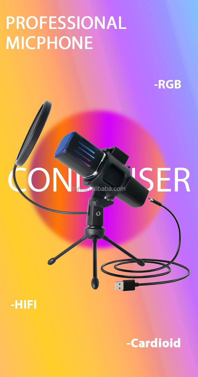 TNH USB- ZX663 USB Desktop Microphone Professional Recording