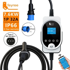 Nueva Estación de Carga Rápida para Vehículos Eléctricos Portátil de 22KW Tipo 2 IEC 62196-2 para Uso Doméstico con 24 Meses de Garantía - Product Image 6
