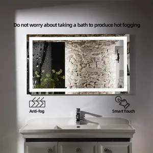 MAX.C Hotel Smart Mirror Intelligent Wall Mounted Touch Screen Led Smart Mirror Bathroom