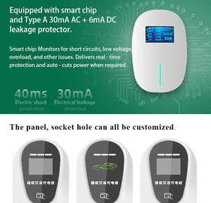 กล่องชาร์จไฟแบบติดผนัง Type 2 กำลังไฟ 22kW พร้อมระบบปรับสมดุลโหลดแบบไดนามิกสำหรับอาคารอพาร์ตเมนต์และอาคารชุด พร้อมระบบควบคุมการเข้าออกด้วยการ์ดรีดเดอร์ - Product Image 4