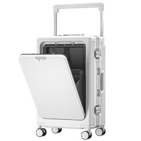 Ensemble de Valises de Voyage Unisexe à Coque Rigide en PC, Bagages Trolley à Roulettes avec Roues Pivotantes, Bagage Cabine Pratique pour Tous les Voyageurs