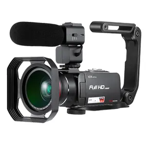 Filmadora digital full hd 1080p com wi-fi, com zoom óptico de 10x