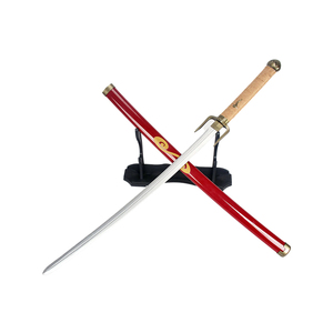 Spada Anime in Legno Fire-Fork Sword Ryukyu Warrior Crazy Cloud Record No Illusion COS Props - Product Image 3